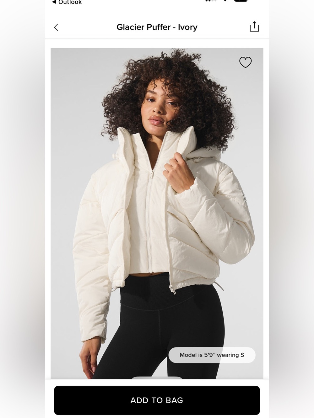 Alo Glacier Puffer Jacket